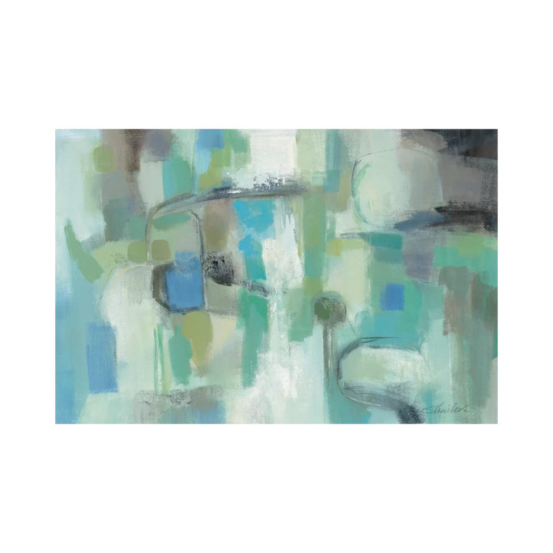 «Mountain Spring II» par Silvia Vassileva - reproduction d'art, Toile tendue, Aucun mat, H 26 po x l 40 po x 1,5 po