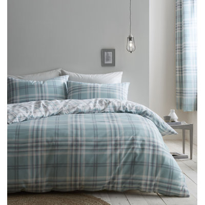Kelso Check Reversible Duvet Cover Set