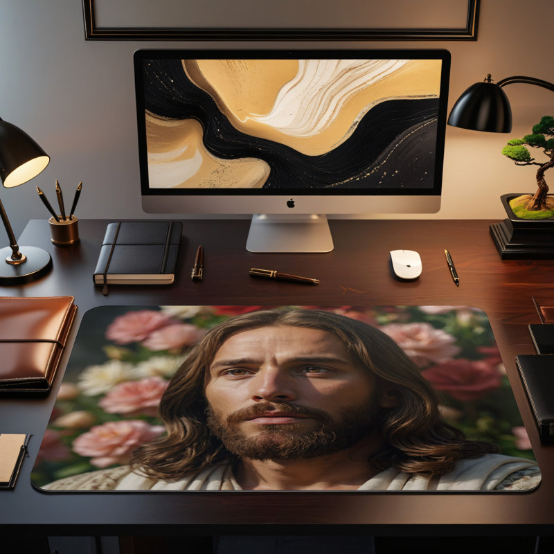 Polyester Desk Pad, 23.6x13.8