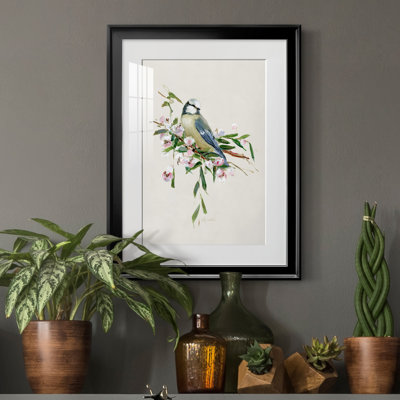Spring Spring Blue Bird - peinture encadrée