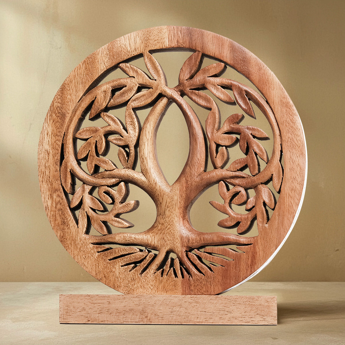 Red Barrel Studio® Tribune Tree of Life Handmade Sculpture Symbol of ...
