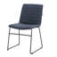 Chaise d'invité de bureau en cuir / polyester Lagan-1314206481
