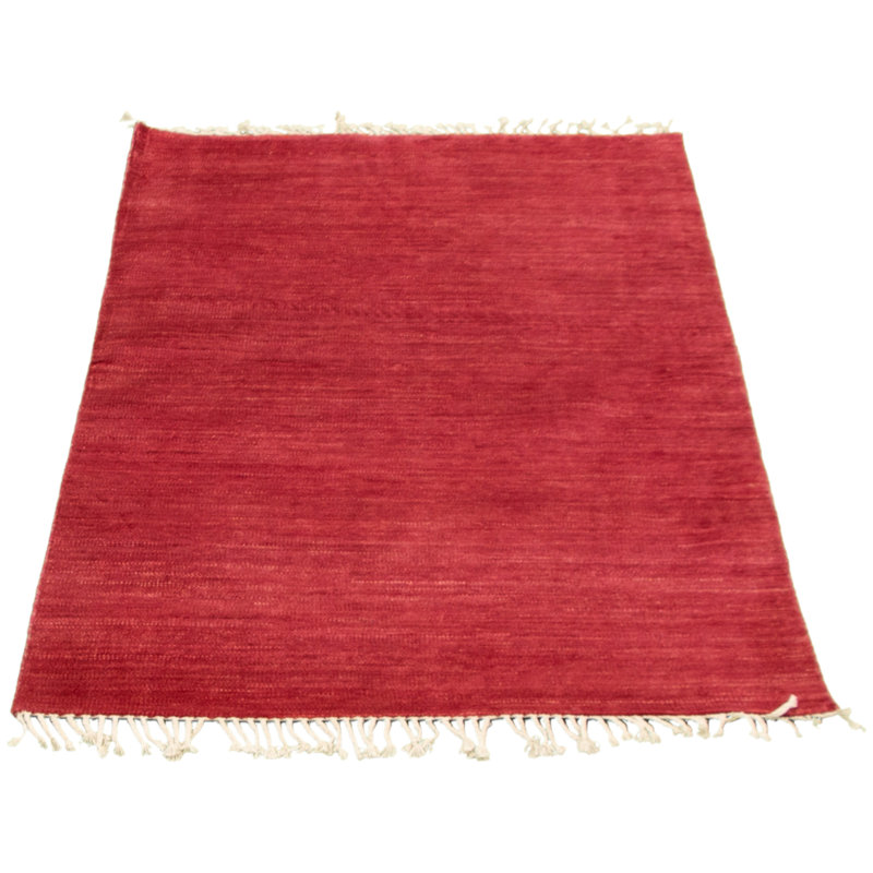 Tapis décoratif en laine de conception unique 4 pi x 6 pi 2 po noué à la main New Age Gabbeh