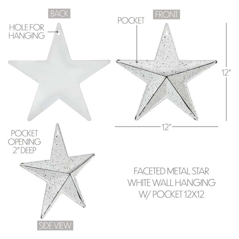 Festive Finds Wall Decor Metal, White