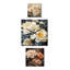 Charea - Peonies Large Traditional Wall Clock