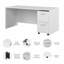 Ensemble de bureau 3 pièces pour bureau en L 66 W Office 500 Collection-83621818