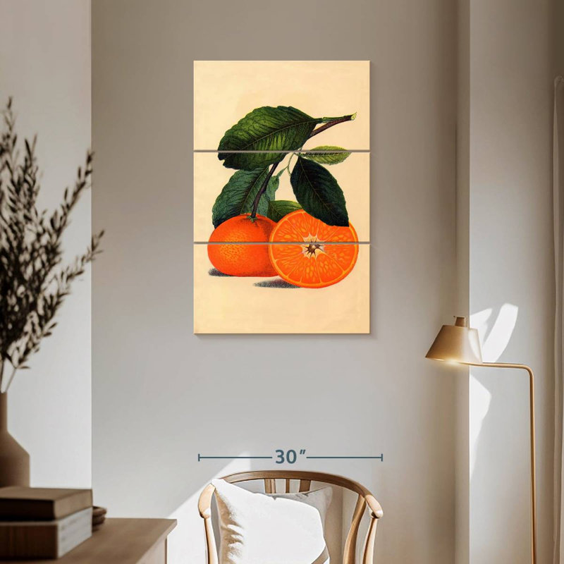 Yarlin Satsuma Orange 1887, 57" H x 36" W
