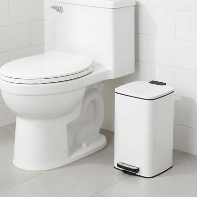 19.5x24x25.5cm Steel Kitchen Trash Can