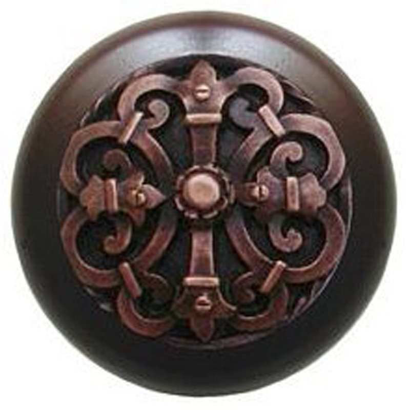 Olde World Mushroom Knob, Antique Copper