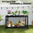 48" Outdoor Console Table with 2 Shelves, Weather-Resistant Patio Buffet and Entryway Table with Adjustable Feet-123843337