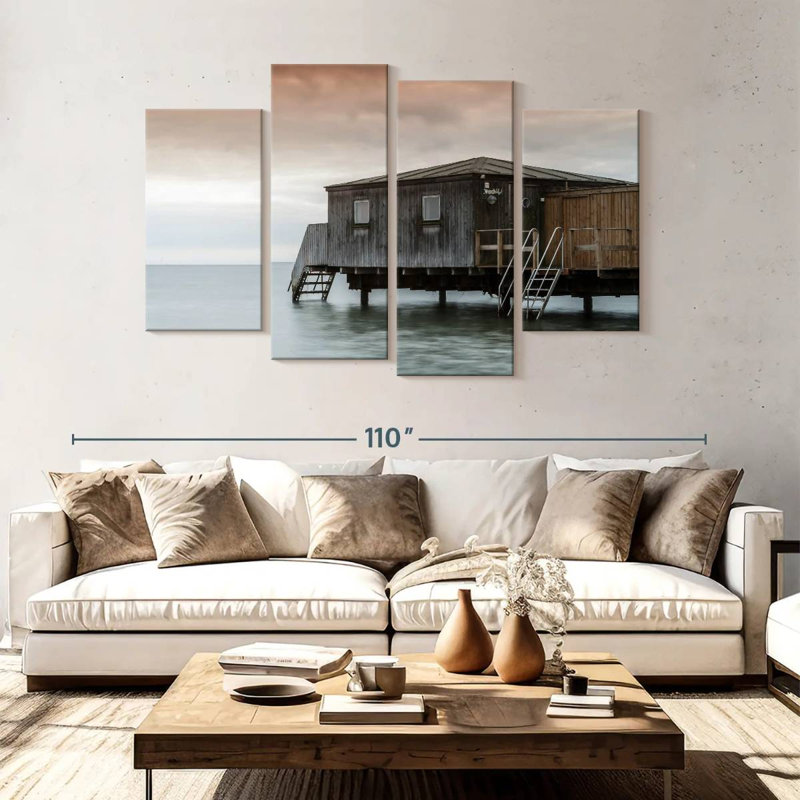 Lilie Wooden Bath House, 54" H x 84" W