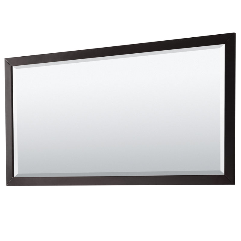 Daria 72'' W Double Vanity, Polished Chrome, Dark Espresso, White Cultured Marble