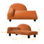 Canapé-lit moderne surélevé pour chien, canapé imperméable et facile à nettoyer pour petits et moyens chiens