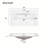 30'' Single Bathroom Vanity with Ceramic Top-93328464