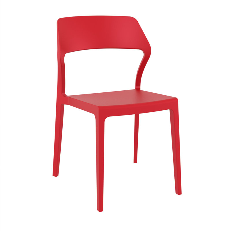 Farrah 2-Person Plastic Patio Seating Set, Red