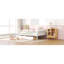 Daybed Full Size White - Solid Wood Construction, Two Drawers With Functional & Space Saving-204614030-204614025