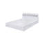 Grand lit perse blanc avec rangement Perse