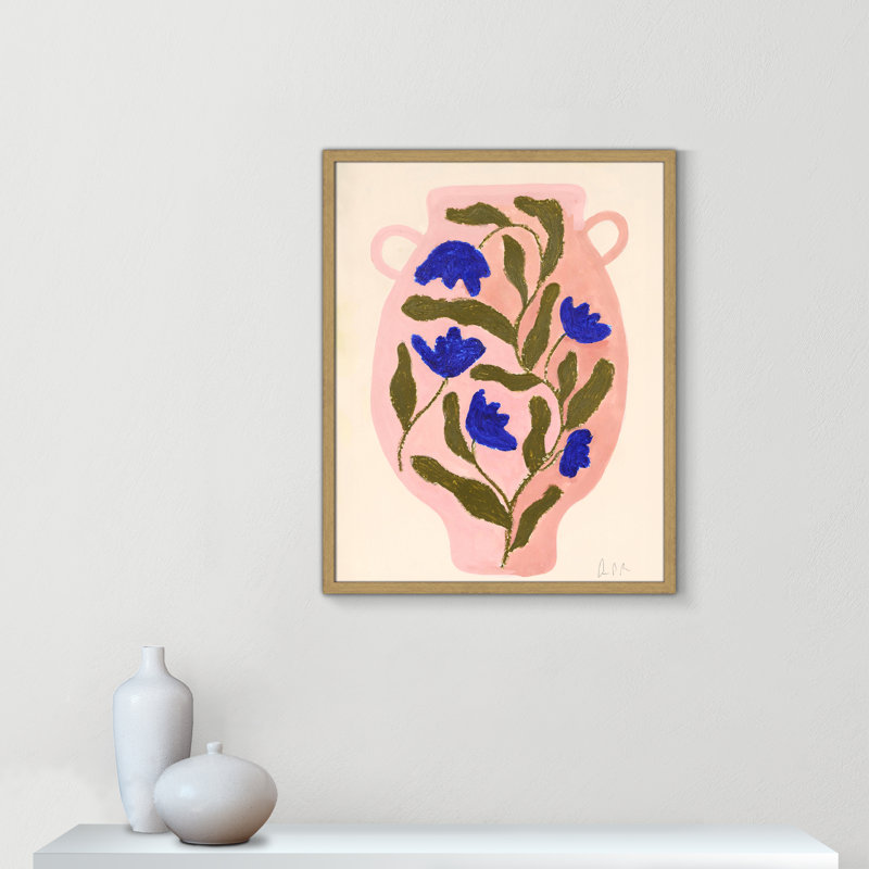 Vase n ° 01 par Camilla Bergqvist, H 29,5 po x l 23,5 po x P 0,75 po, Impression encadrée naturelle sans passe-partout