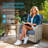 Emroy 5 - Person L-Shaped Sectional Outdoor Conversation Set,Wicker Patio Seating Group with Lighted Coffee Table, All Weather Swivel Chair Set with Cushions-222839084