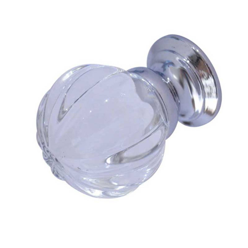 30mm Diameter Round Knob, Polished Chrome