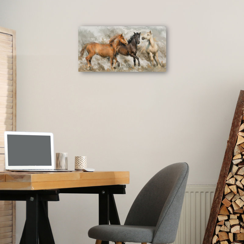 Home on the Range by Studio Arts Canvas Art Print, 13" H x 25" W x 1.5" D, Wrapped Canvas