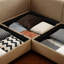 Canapé 2 places Camel Chenille avec rangement, dossier cylindrique, design moderne et ergonomique discret, montage rapide et facile, tissu de qualité, espace de rangement, soutien optimal, schéma de montage simple