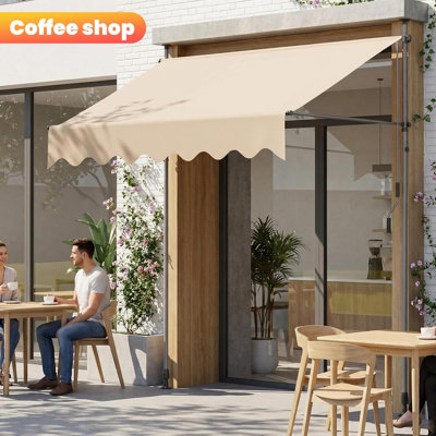 Semi-removable Branch Awning 2.5x1.2m
