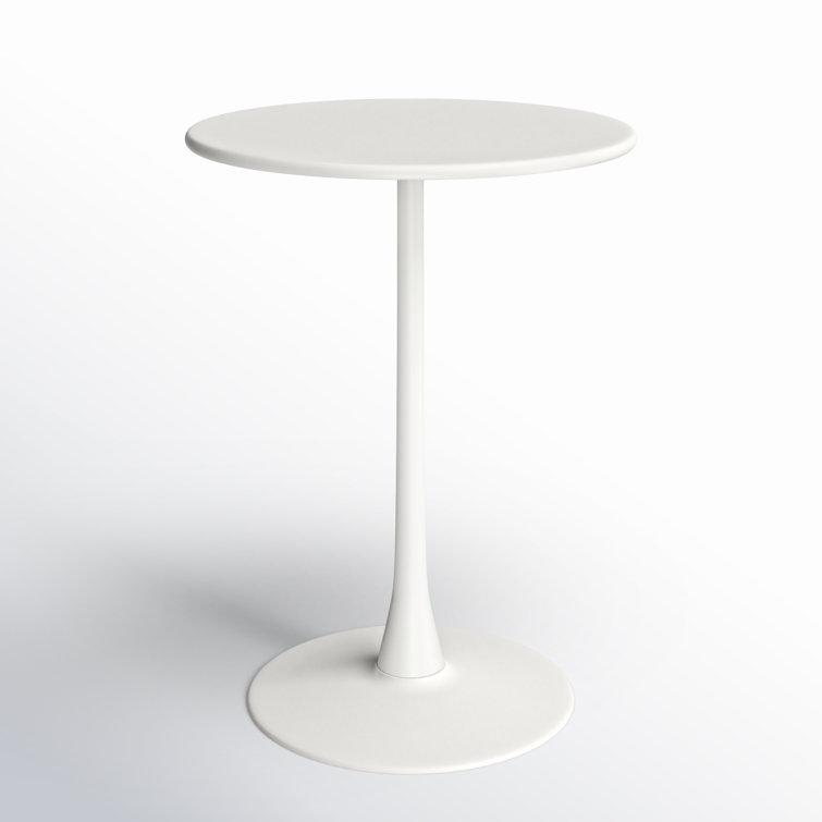 Kevyn Round Steel Outdoor Bar Table