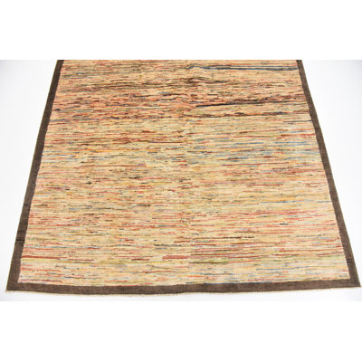 Nash One-of-a-Kind 5' X 6'6" New Age Wool Area Rug in Cream