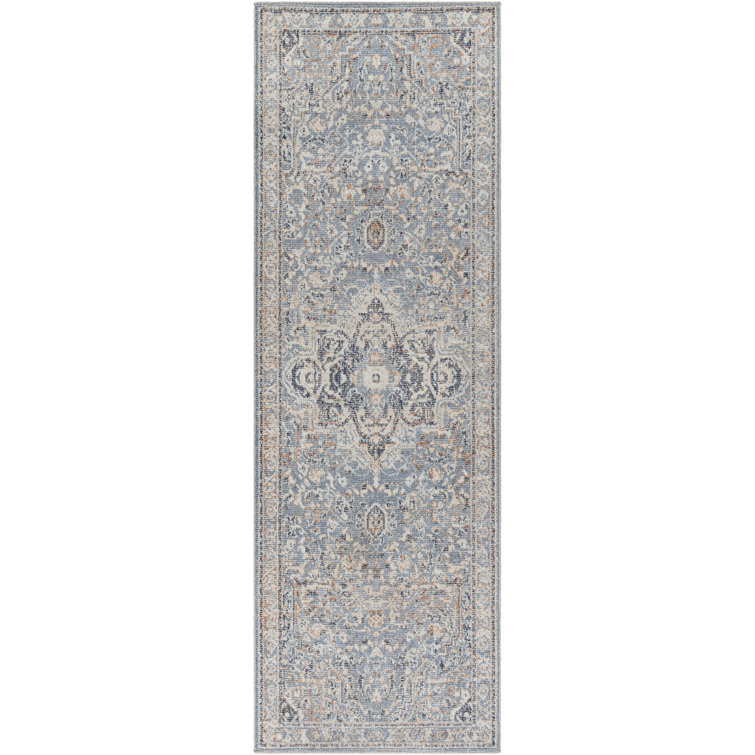 Tapis oriental bleu / beige