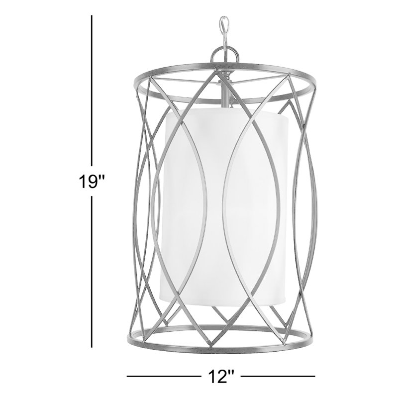 Luminaire suspendu cylindrique traditionnel brun foncé 1 lumière