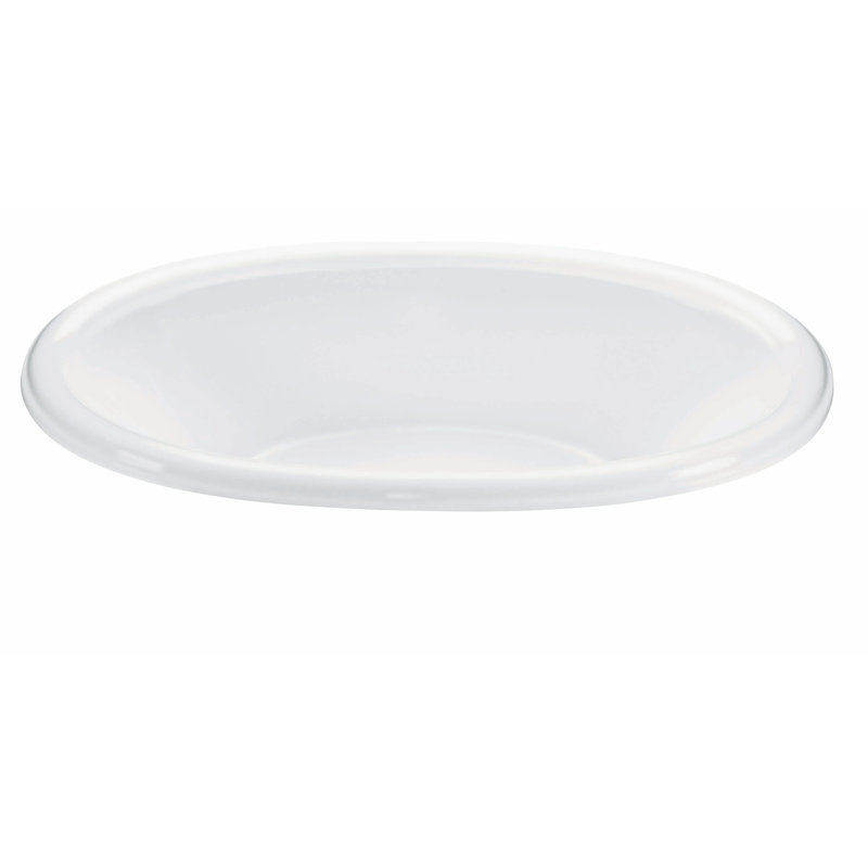 Victoria 3 Drop in Soaking Acrylic Bathtub - 71 x 41, White
