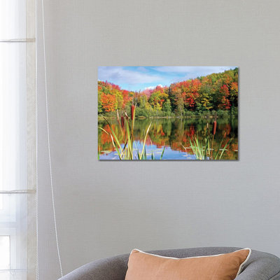 Autumn Lake by Brian Wolf - Wrapped Canvas Print