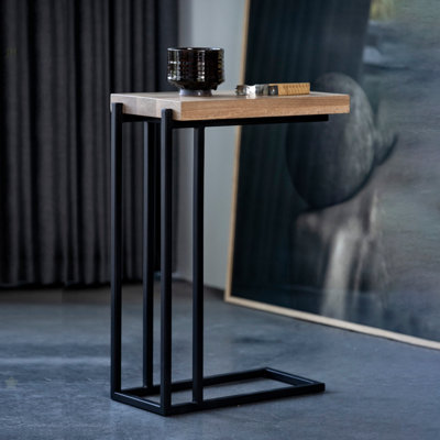 Petite table d'appoint en bois de chêne Luka