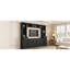 Grande console pour téléviseur de 75 po, noir, avec tablettes réglables et espace de rangement multimédia spacieux-1494604718