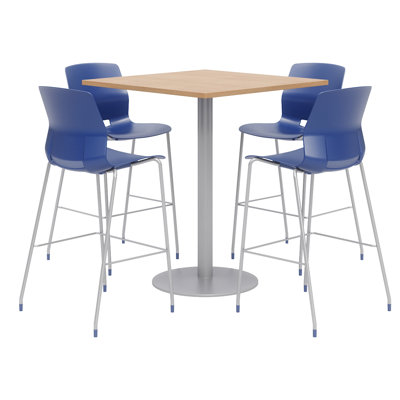 Ensemble de table de salle à manger carrée 36 po et chaises