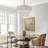 French Luxury Silver Shell Crystal Chandelier, 8-light E14 Base With Adjustable Rods
