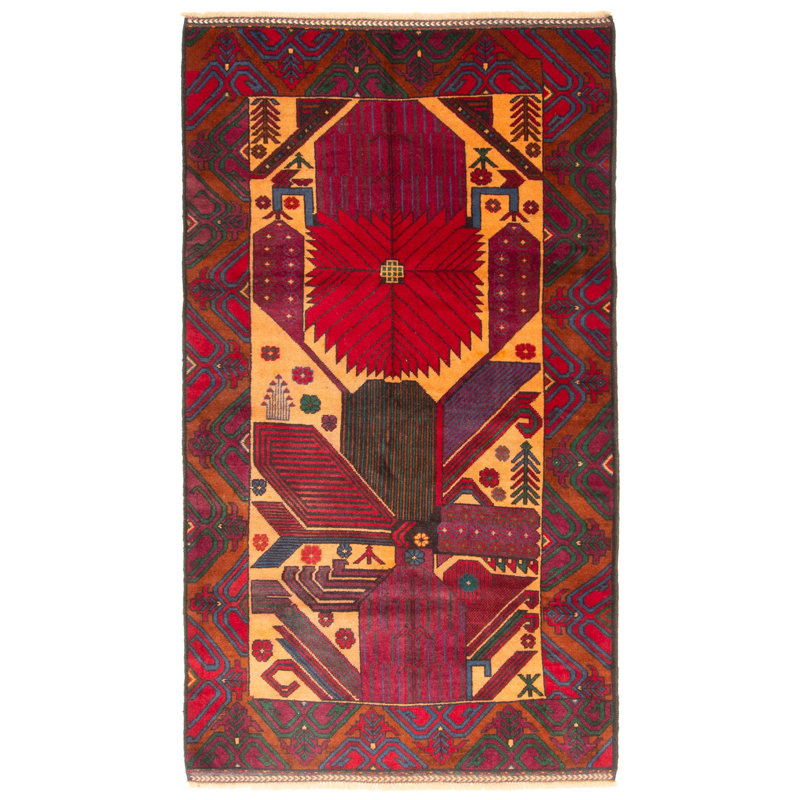 Whisenant Brown Rug 3'4" x 6'0"