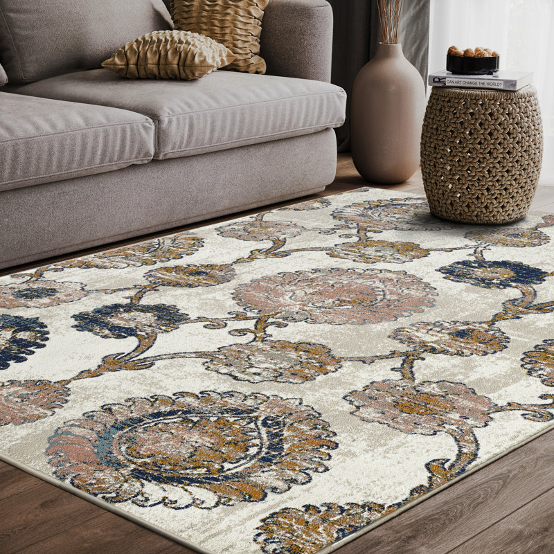 Tapis corail Frobiorn, Rectangle 5 pi 3 po x 7 pi 6 po