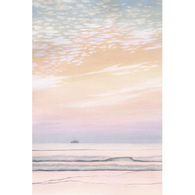 Crystal Shores I by Grace Popp - Wrapped Canvas Print