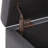 Hamilton 48"W Upholstered Vegan Leather Transitional Rectangular Lift-Up Storage Ottoman Bench with Nailhead Trim-469183918