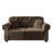 Mid-Century Modern Velvet Upholstered Sofa With Nailhead Trim And Button Tufted-138418413