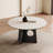 White&Black Round Sintered Stone Dining table-1492772134
