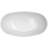 Metro Alamo 58" x 31" Freestanding Soaking Solid Surface Bathtub-50879082