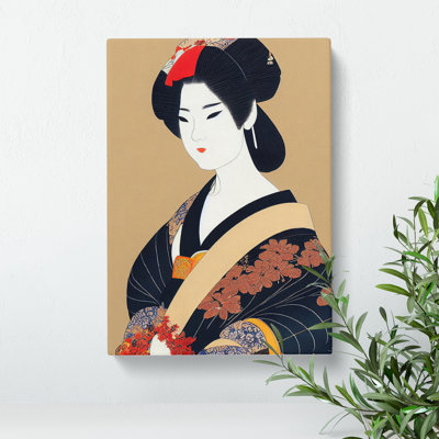 Classic Geisha No.3 - Wrapped Canvas Print