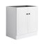 Meuble-lavabo autoportant et 3 portes d'armoire et lavabo, meuble-lavabo de salle de bain-113448620-113448618