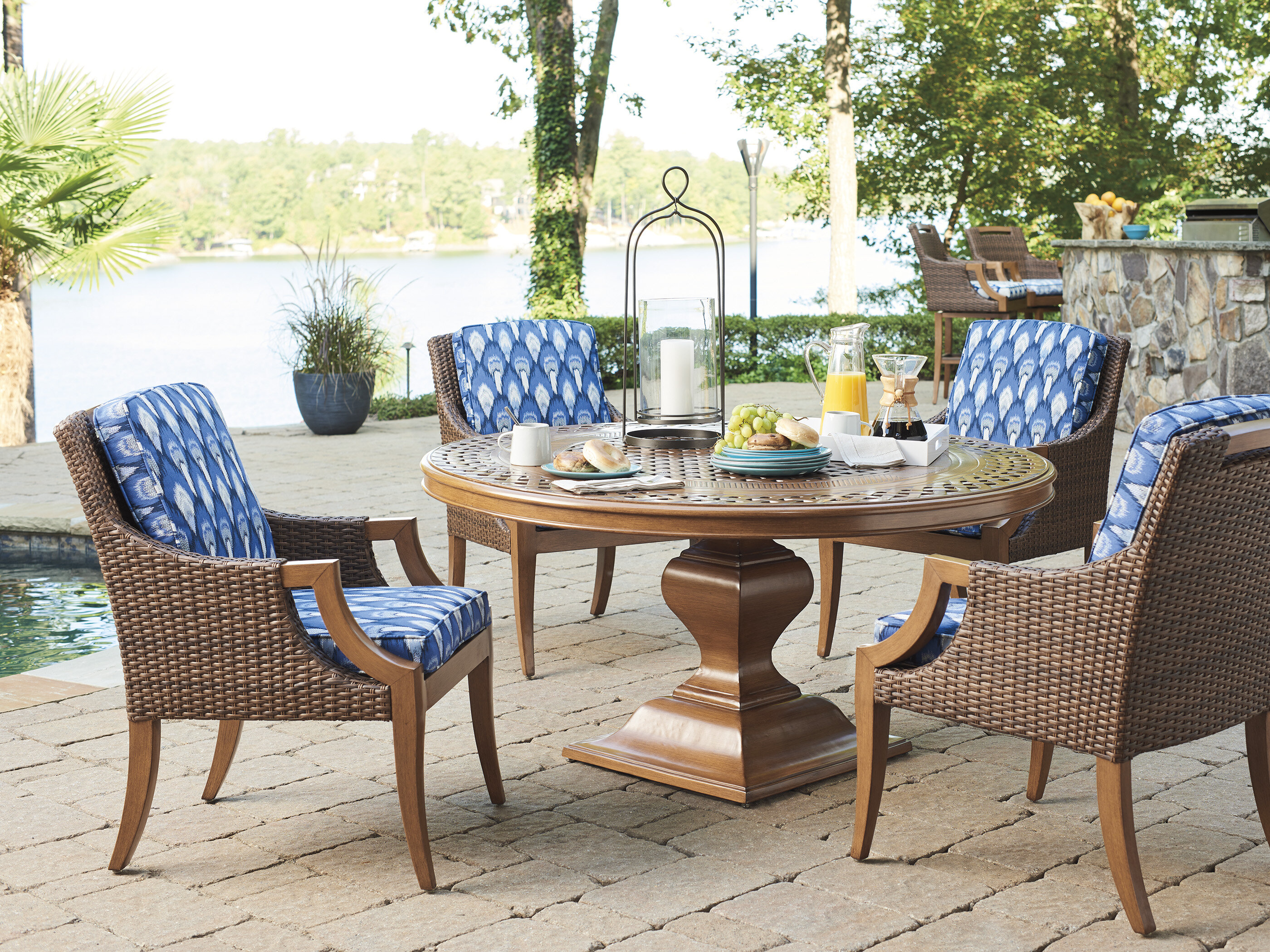 Tommy Bahama Outdoor Harbor Isle 5 - Person Outdoor Seating Group with  Cushions - Wayfair Canada