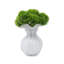Vase en verre blanc H 9 "Ouita-101798661