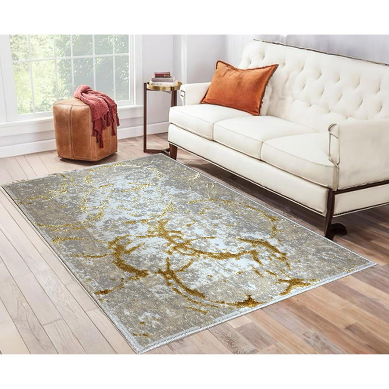 Tapis à motif abstrait Penina, Rectangulaire 2 pi x 3 pi