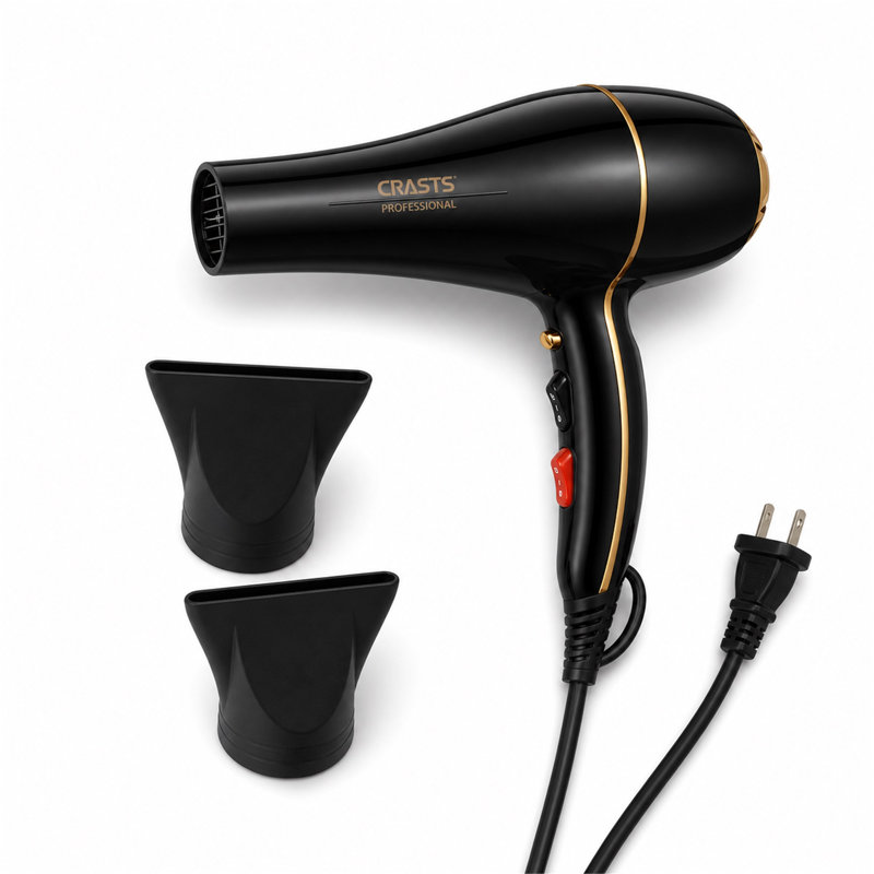 Sèche-cheveux 1200-1500W, 2 buses pour la maison